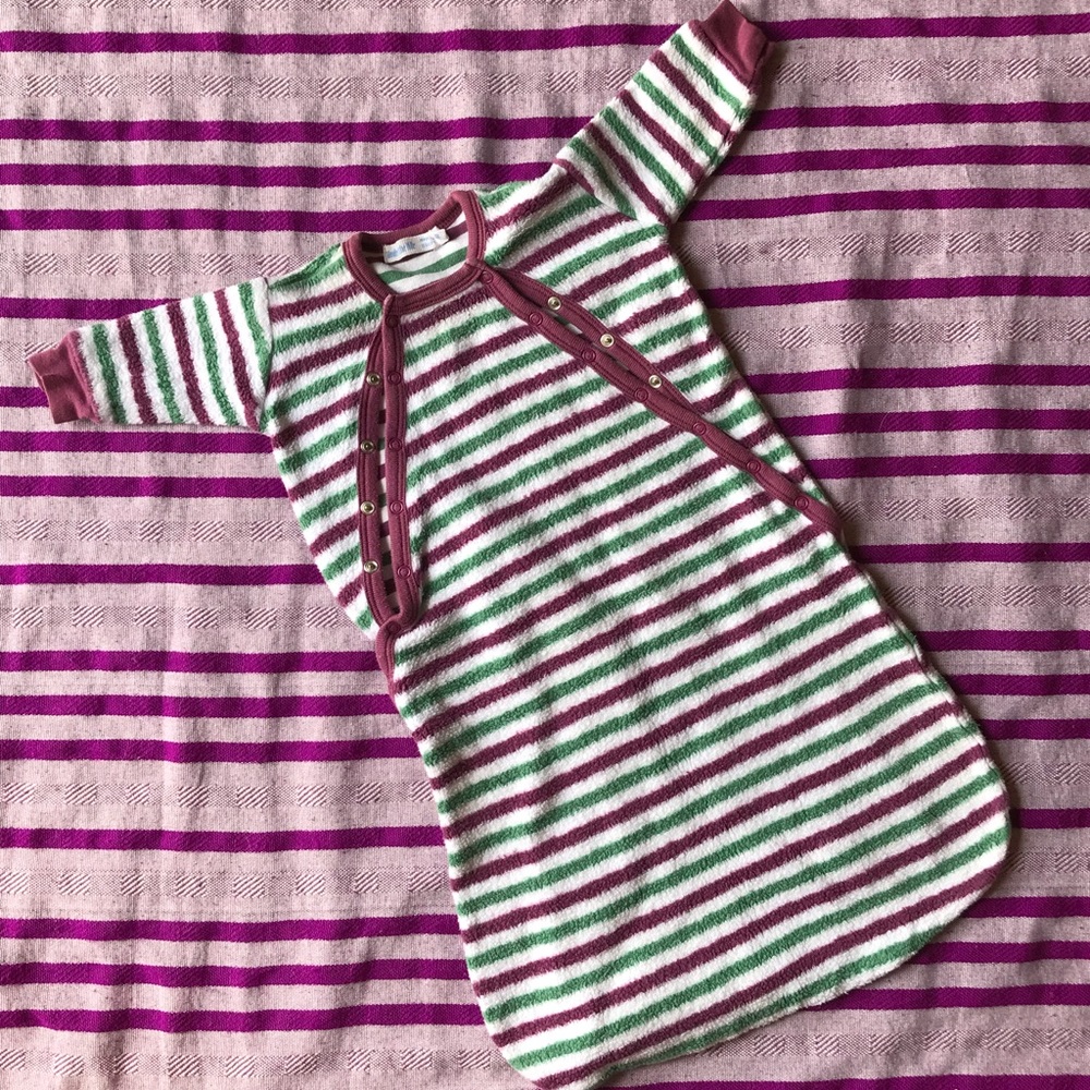 Fleece long sleeve baby sleep sack